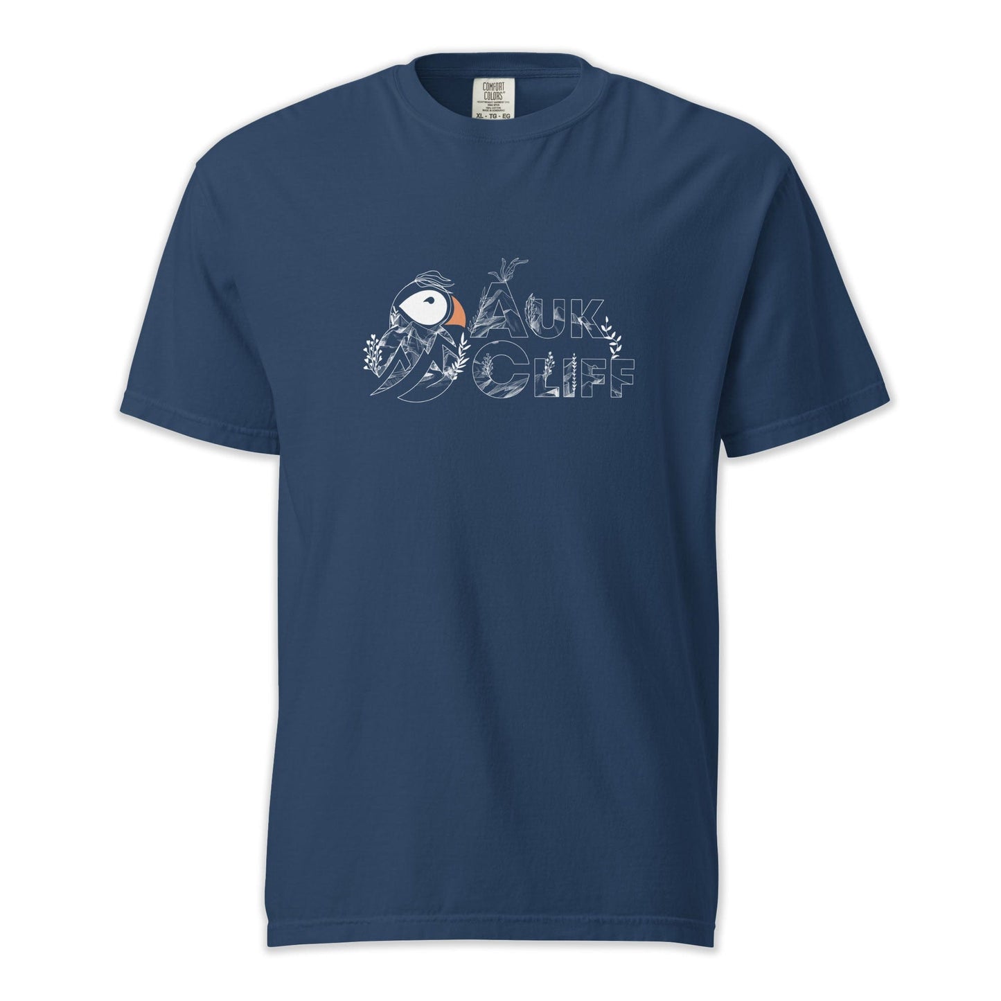 AukCliff Comfort Colors Graphic Tee True Navy / S AukCliff Fauna and Flora Puffin Logo T-Shirt