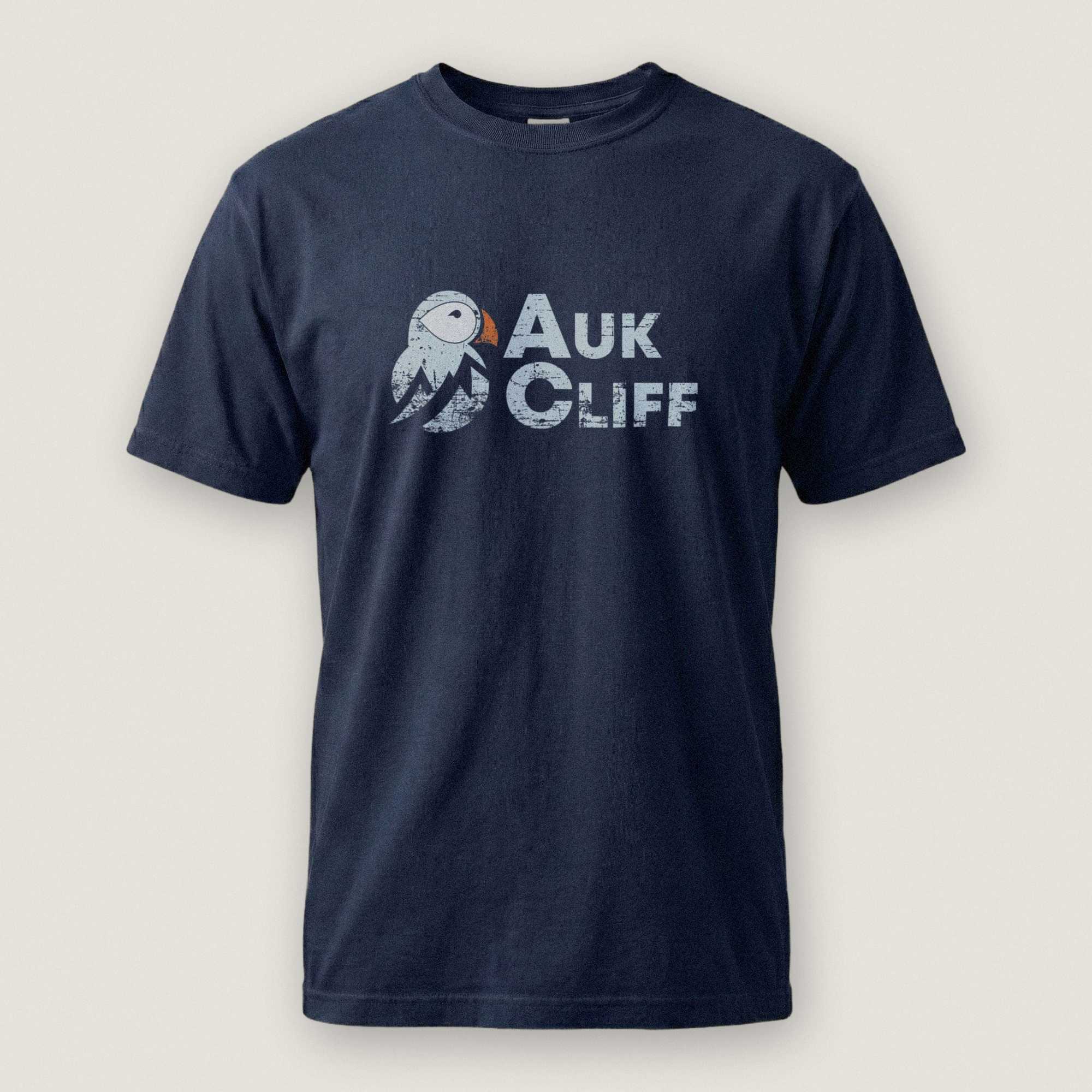 AukCliff Comfort Colors Graphic Tee True Navy / S Distressed Puffin Logo Comfort Colors T-Shirt