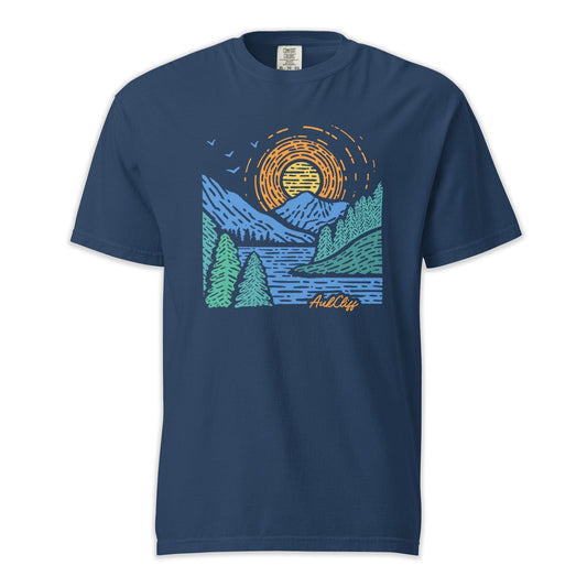 AukCliff Comfort Colors Graphic Tee True Navy / S Sunrise Vista Comfort Colors T-shirt
