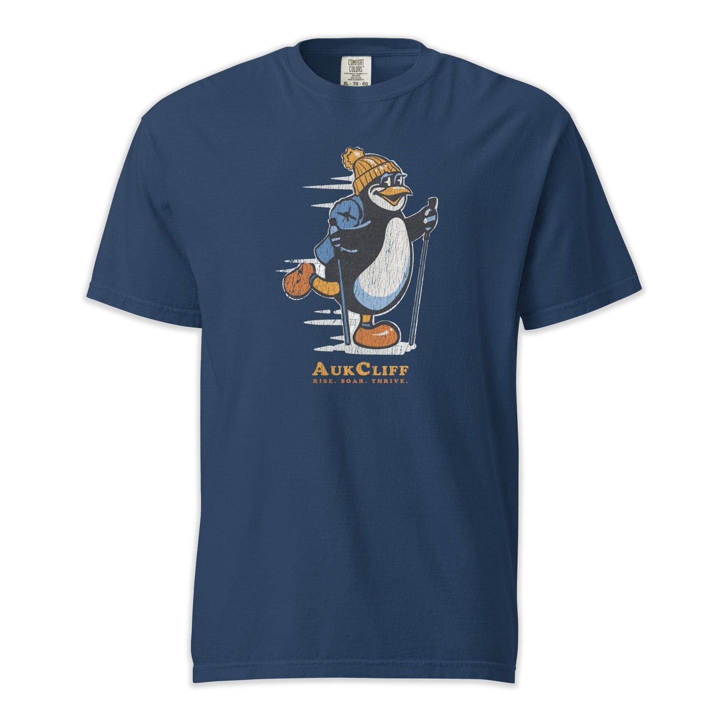 AukCliff Comfort Colors Graphic Tee True Navy / S Trailblazer Penguin Comfort Colors T-shirt