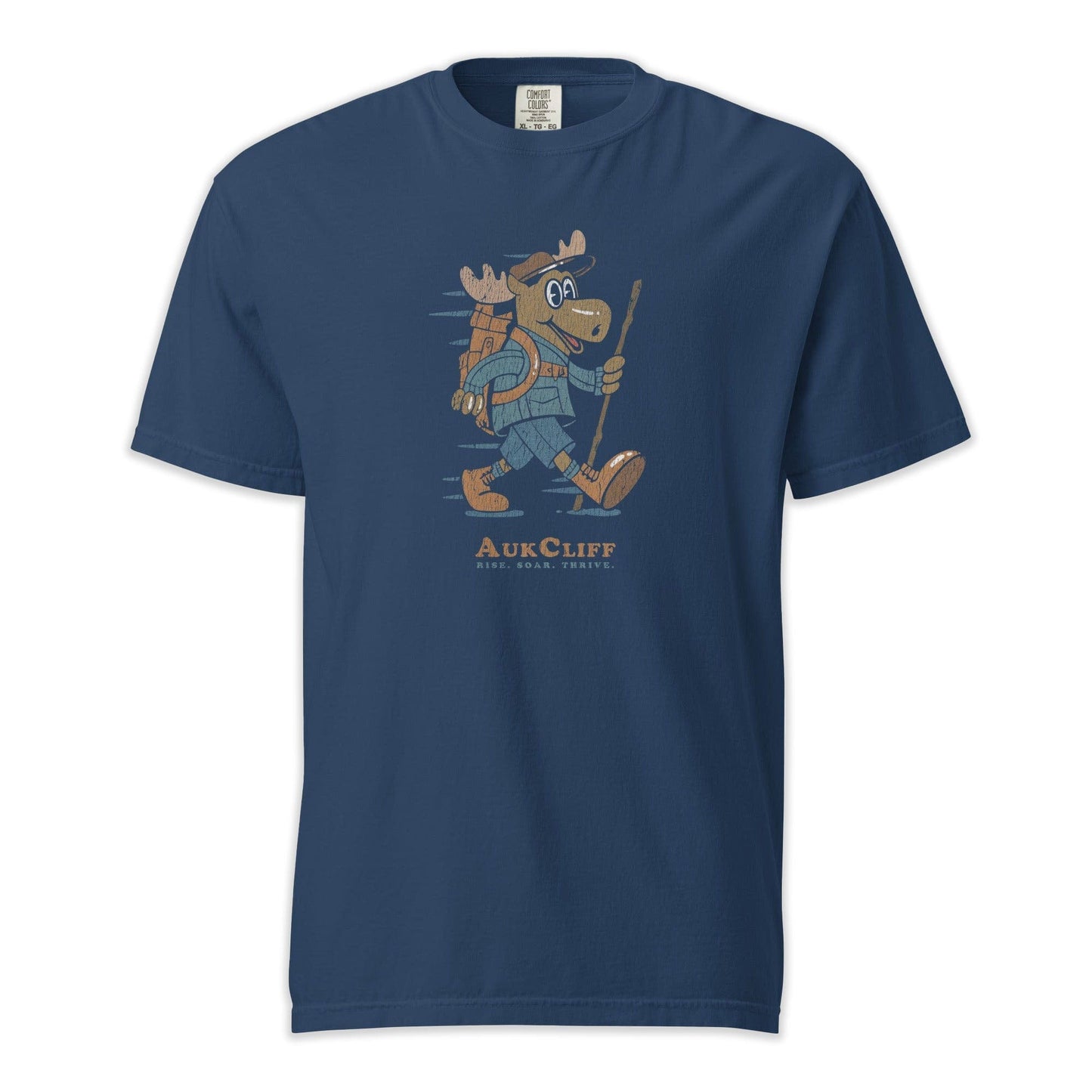 AukCliff Comfort Colors Graphic Tee True Navy / S Trailblazer Trekking Moose Comfort Colors T-Shirt
