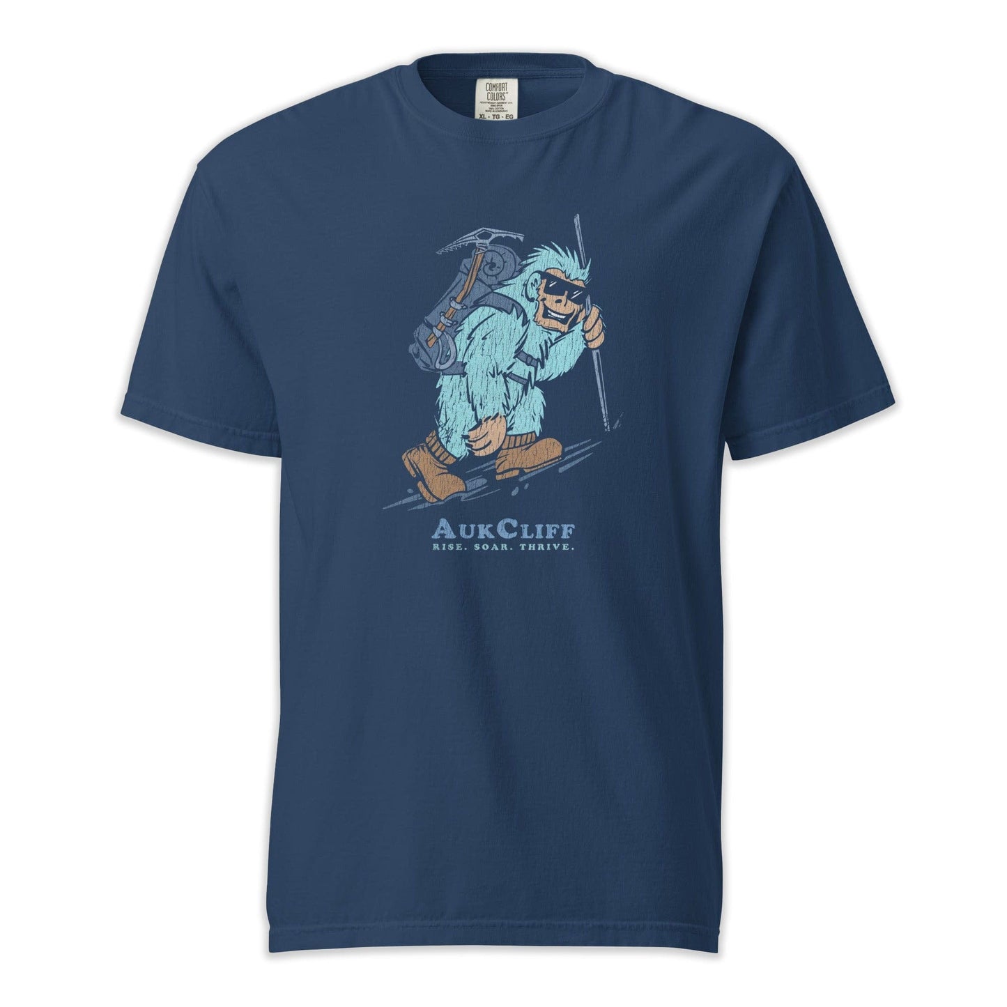 AukCliff Comfort Colors Graphic Tee True Navy / S Trailblazer Yeti Comfort Colors T-shirt