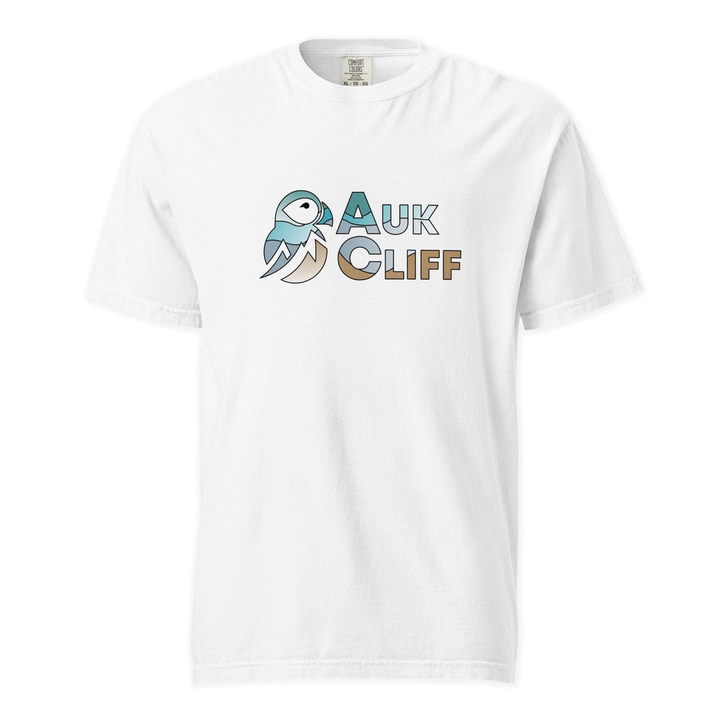 AukCliff Comfort Colors Graphic Tee White / S Abstract Colour Puffin Logo Comfort Colors T-Shirt