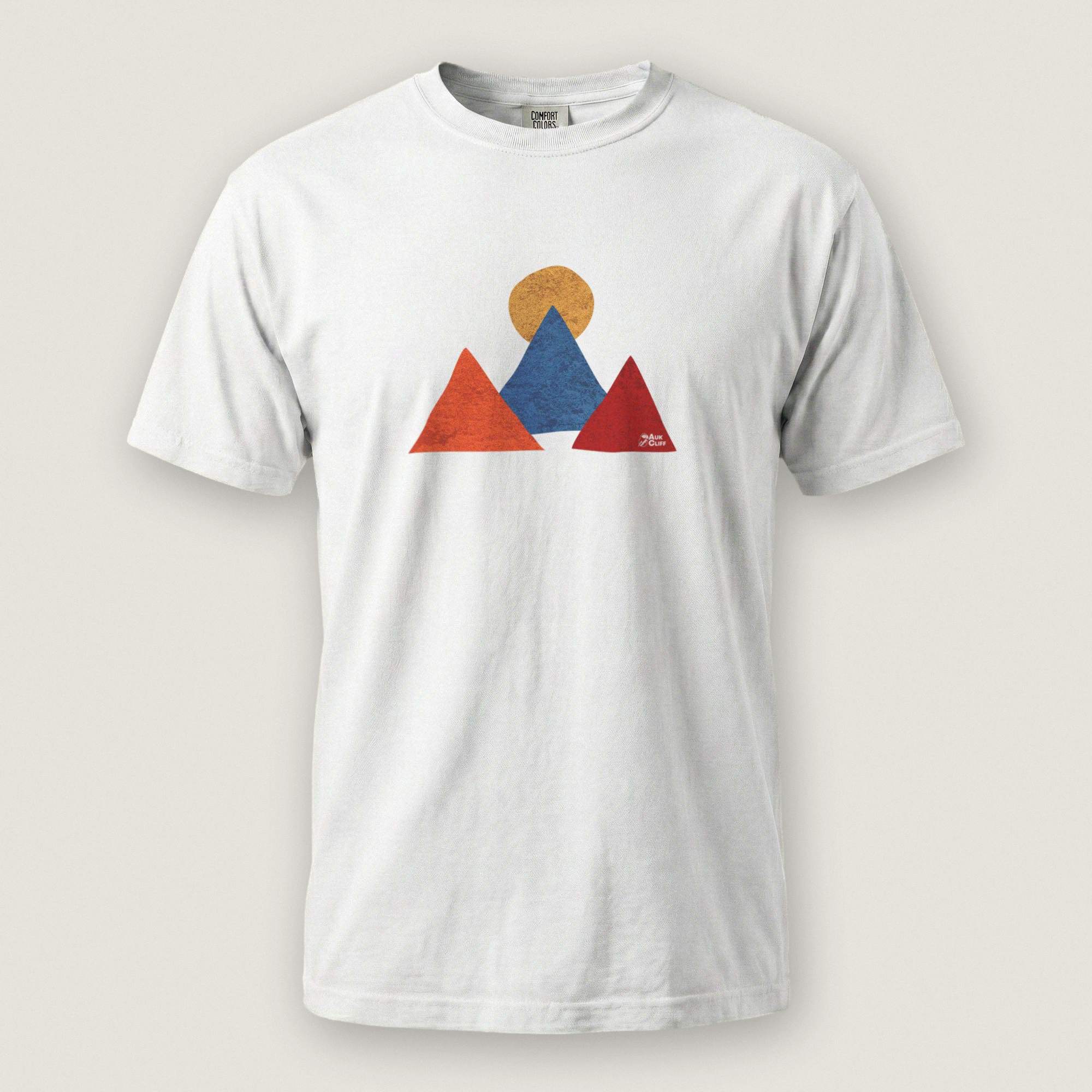 AukCliff Comfort Colors Graphic Tee White / S Abstract Peaks Comfort Colors T-shirt