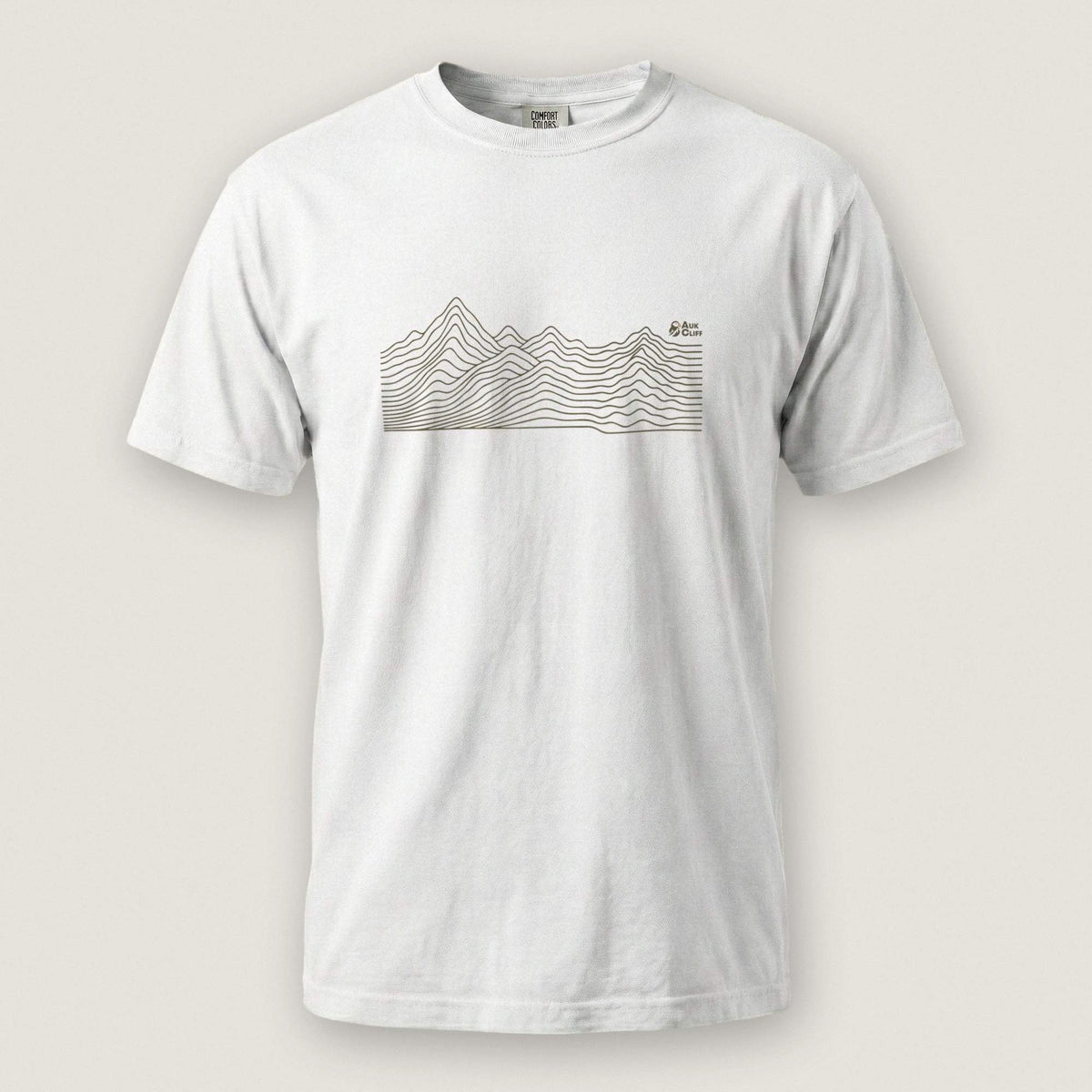 AukCliff Comfort Colors Graphic Tee White / S Abstract Ridge Line Mountain Comfort Colors T-Shirt
