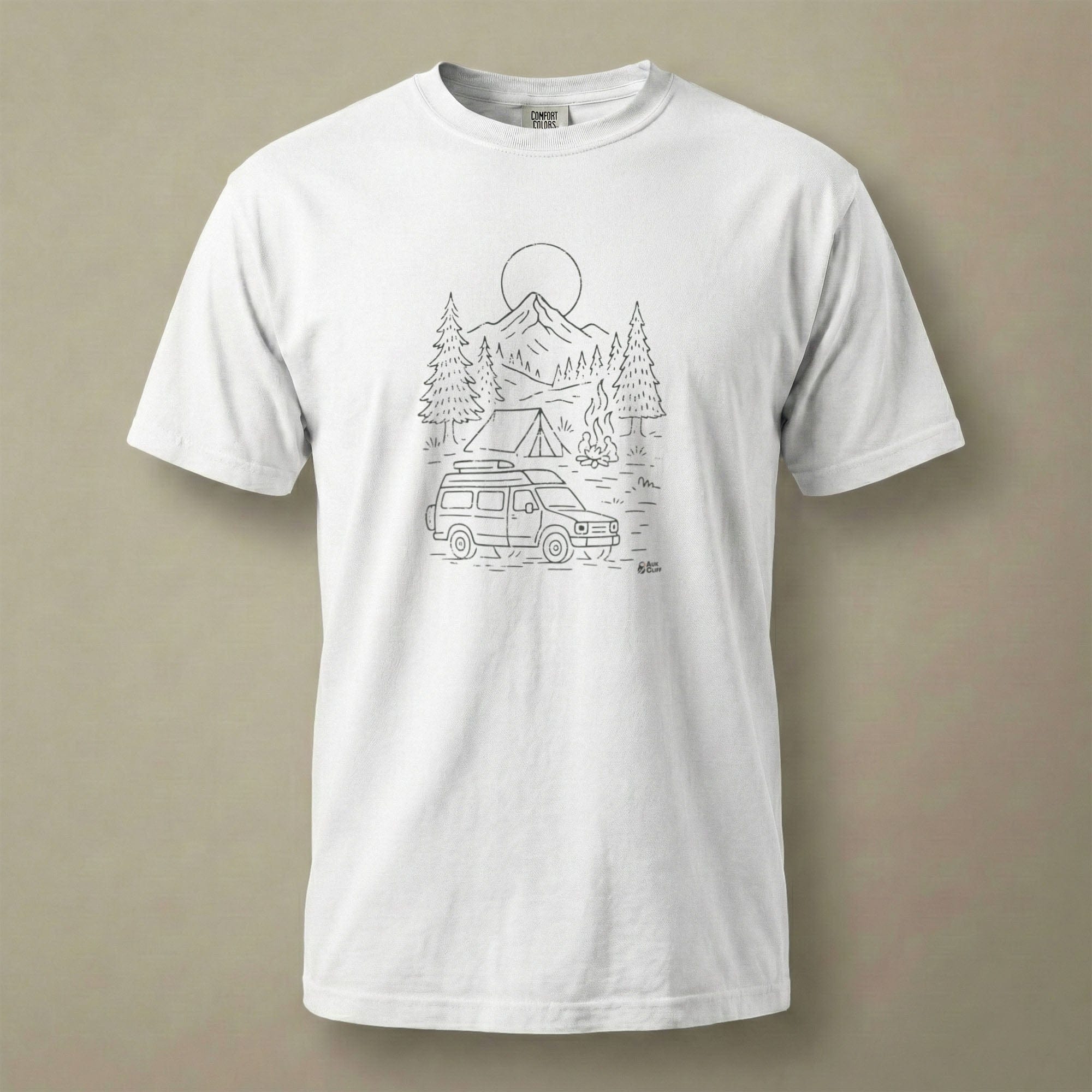 AukCliff Comfort Colors Graphic Tee White / S Alpine Camp Van Comfort Colors T-Shirt