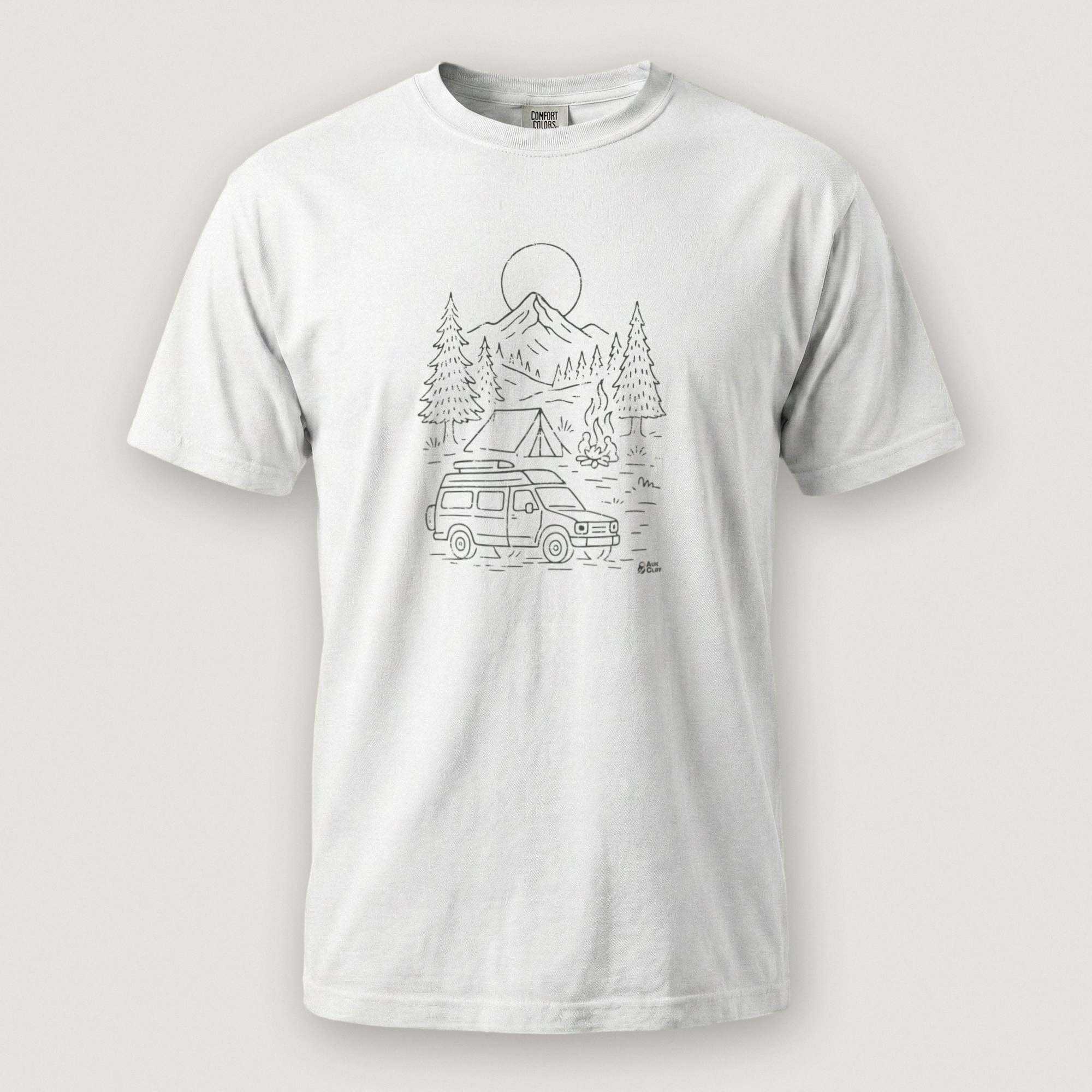 AukCliff Comfort Colors Graphic Tee White / S Alpine Camp Van Comfort Colors T-Shirt