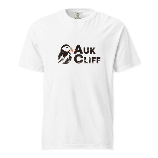 AukCliff Comfort Colors Graphic Tee White / S Distressed Puffin Logo Comfort Colors T-Shirt