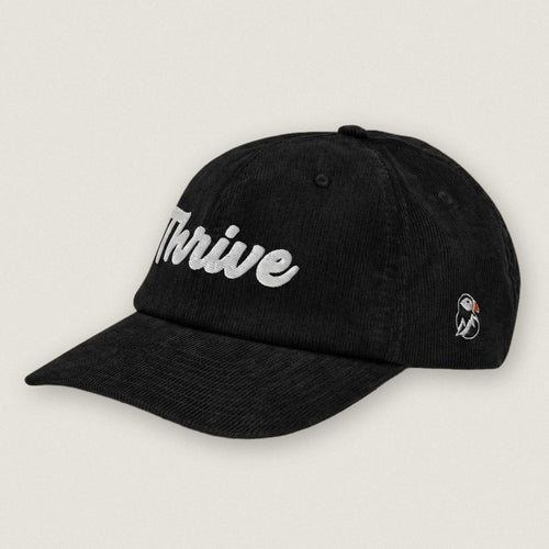 AukCliff Corduroy Hat Black Thrive Corduroy Hat