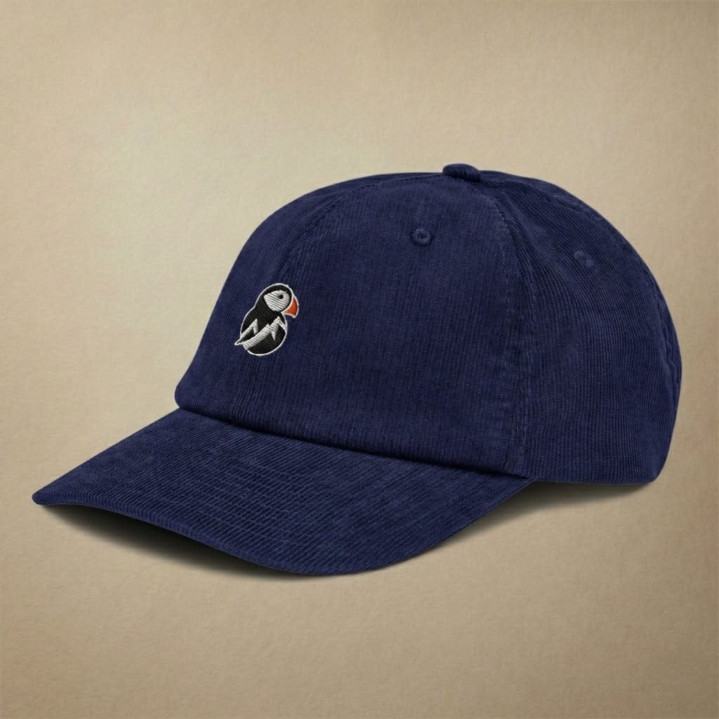 AukCliff Corduroy Hat Navy Corduroy Hat