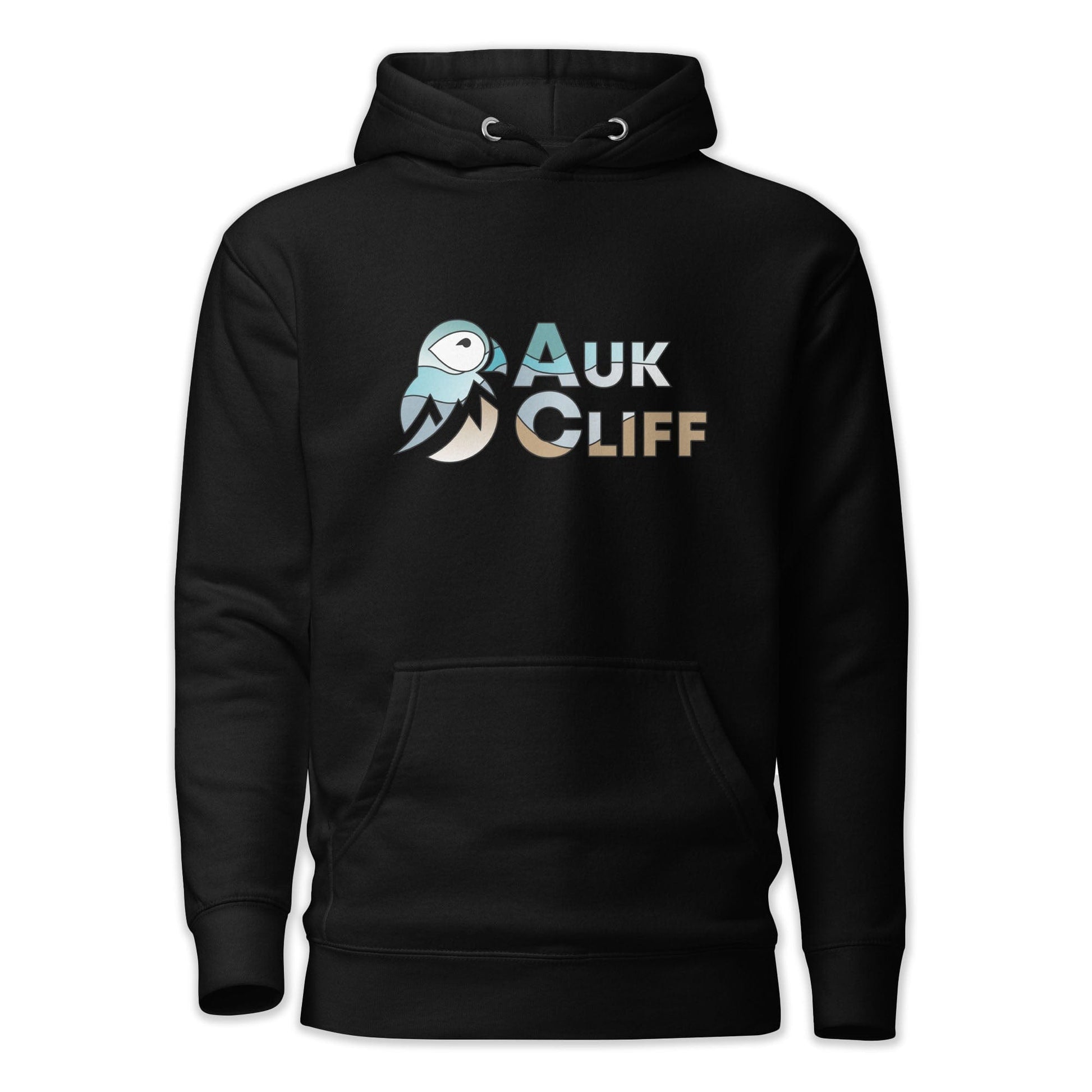 AukCliff Cotton Heritage Hoodie Black / S AukCliff Abstract Puffin Logo Hoodie