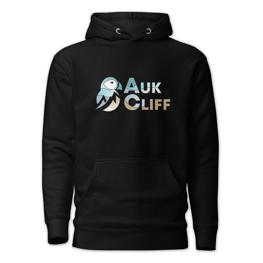 AukCliff Cotton Heritage Hoodie Black / S AukCliff Abstract Puffin Logo Hoodie