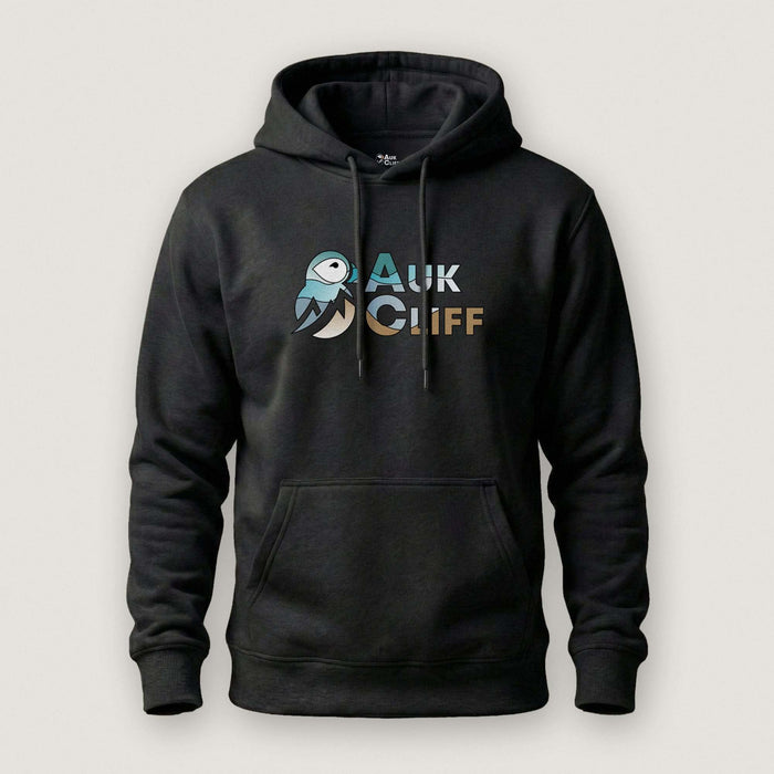 AukCliff Cotton Heritage Hoodie Black / S AukCliff® Abstract Puffin Logo Hoodie