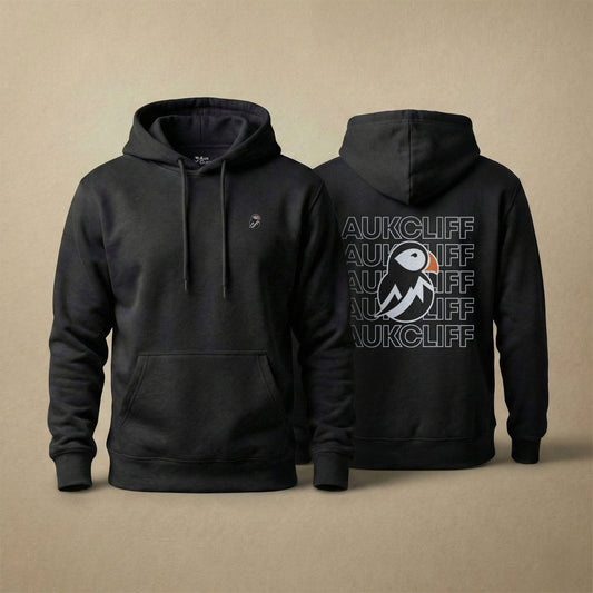 AukCliff Cotton Heritage Hoodie Black / S AukCliff® Puffin Logo Hoodie
