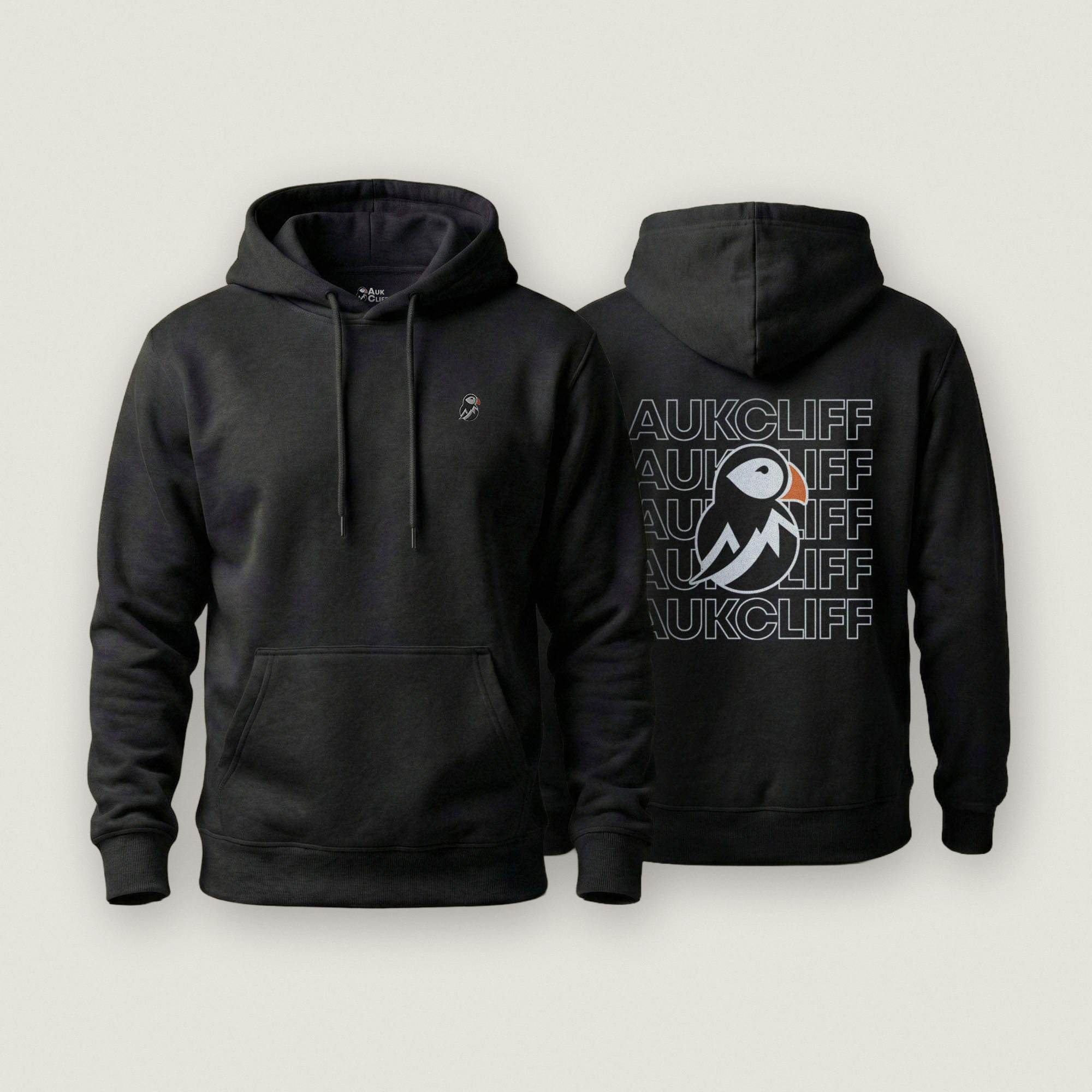 AukCliff Cotton Heritage Hoodie Black / S AukCliff® Puffin Logo Hoodie