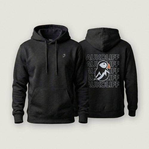 AukCliff Cotton Heritage Hoodie Black / S AukCliff® Puffin Logo Hoodie