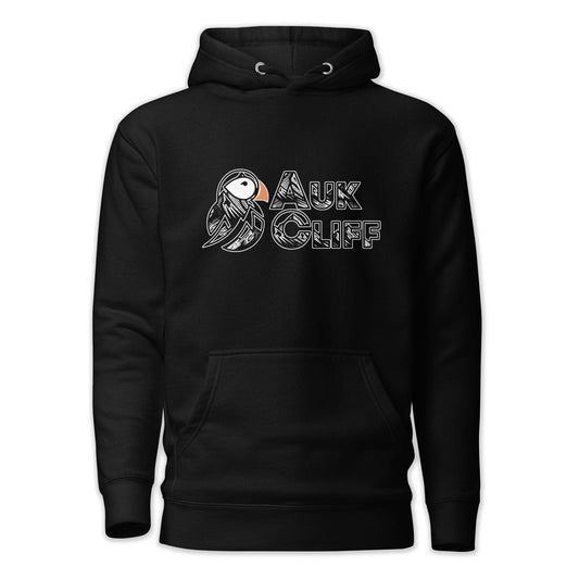 AukCliff Cotton Heritage Hoodie Black / S AukCliff Puffin Mountain Logo Hoodie