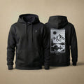 AukCliff Cotton Heritage Hoodie Black / S Embrace The Mountain Call Hoodie