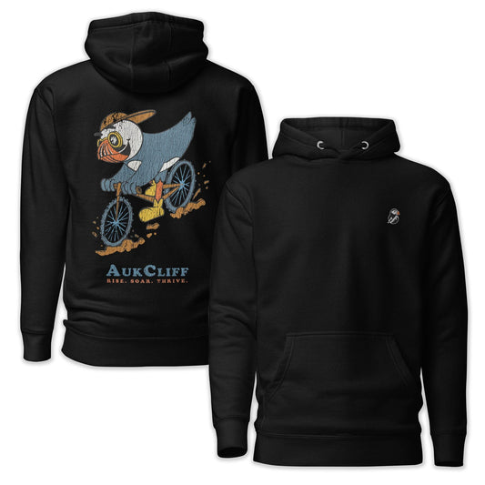 AukCliff Cotton Heritage Hoodie Black / S Mountain Biker Puffin Hoodie