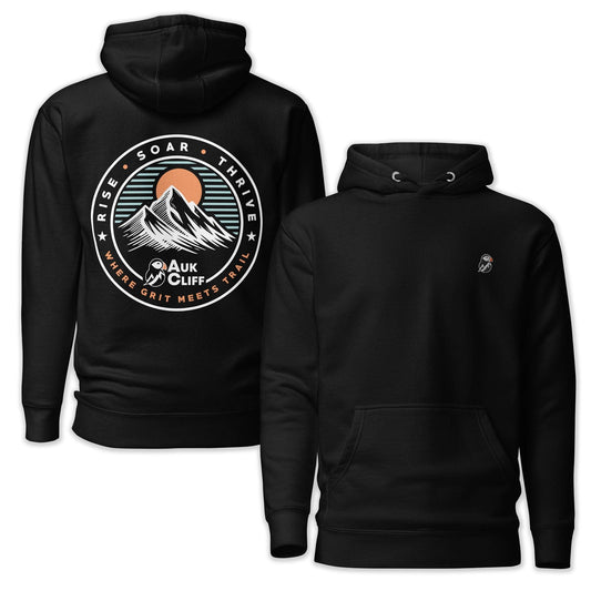 AukCliff Cotton Heritage Hoodie Black / S Trail Emblem Hoodie