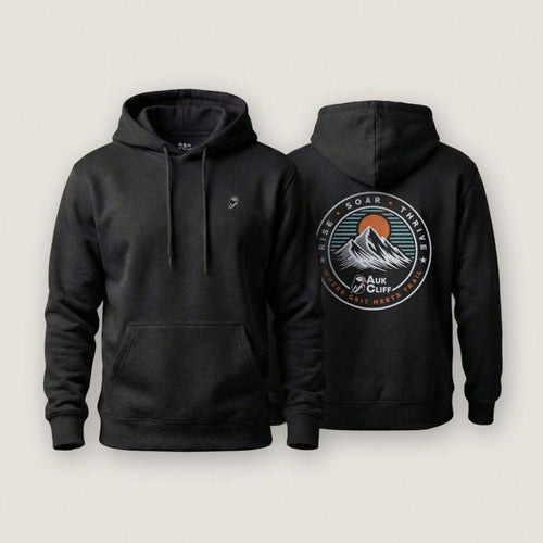 AukCliff Cotton Heritage Hoodie Black / S Trail Emblem Hoodie