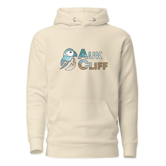 AukCliff Cotton Heritage Hoodie Bone / S AukCliff Abstract Puffin Logo Hoodie