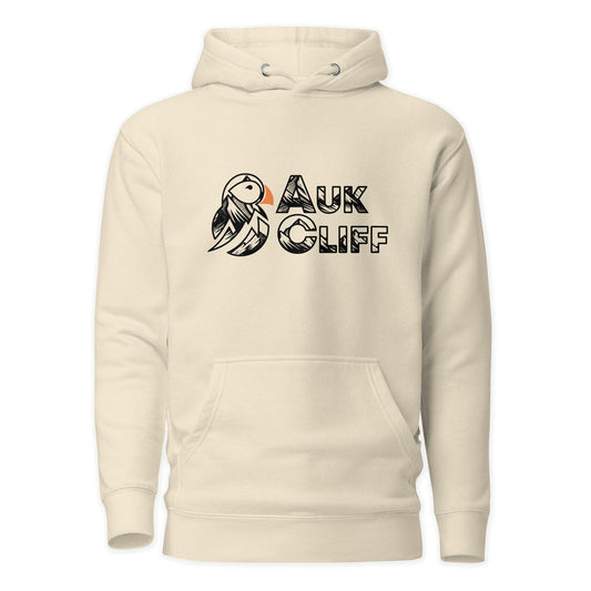 AukCliff Cotton Heritage Hoodie Bone / S AukCliff Puffin Mountain Logo Hoodie
