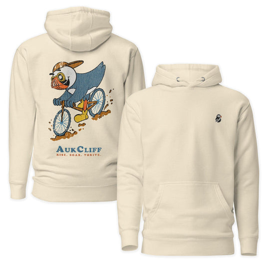 AukCliff Cotton Heritage Hoodie Bone / S Mountain Biker Puffin Hoodie