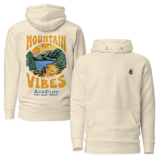 AukCliff Cotton Heritage Hoodie Bone / S Mountain Vibes Hoodie