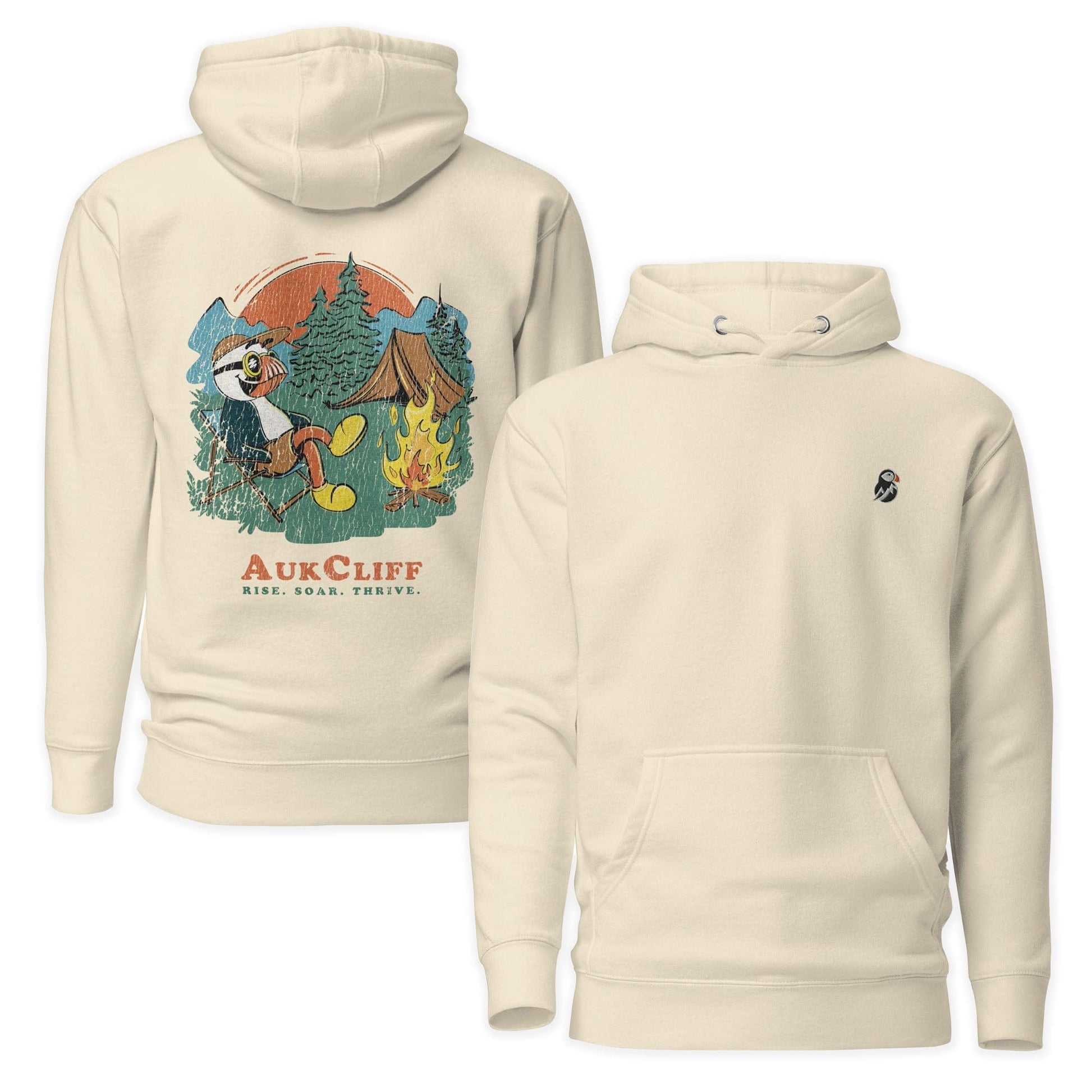 AukCliff Cotton Heritage Hoodie Bone / S Puffin Camper Hoodie
