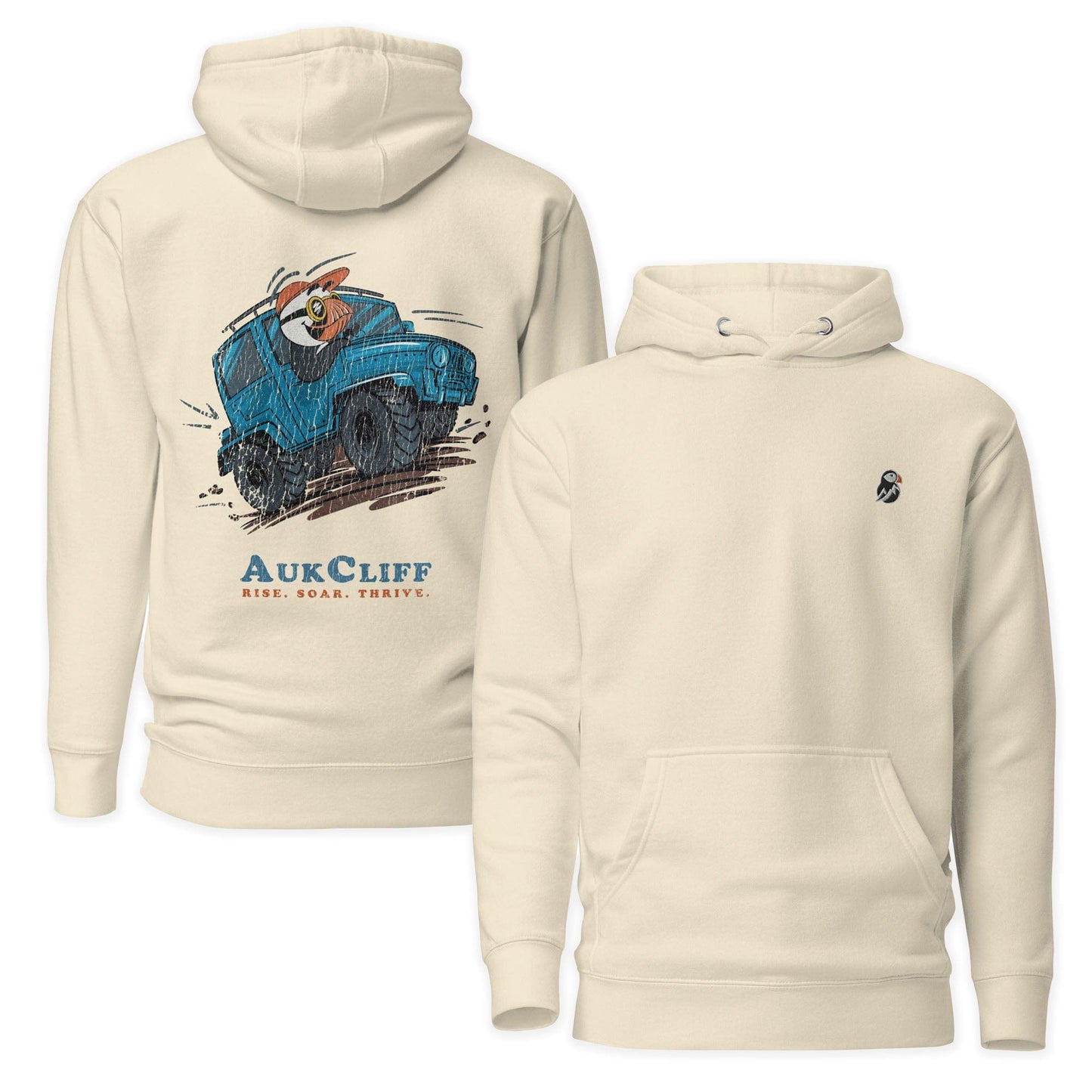 AukCliff Cotton Heritage Hoodie Bone / S Puffin Overland Hoodie