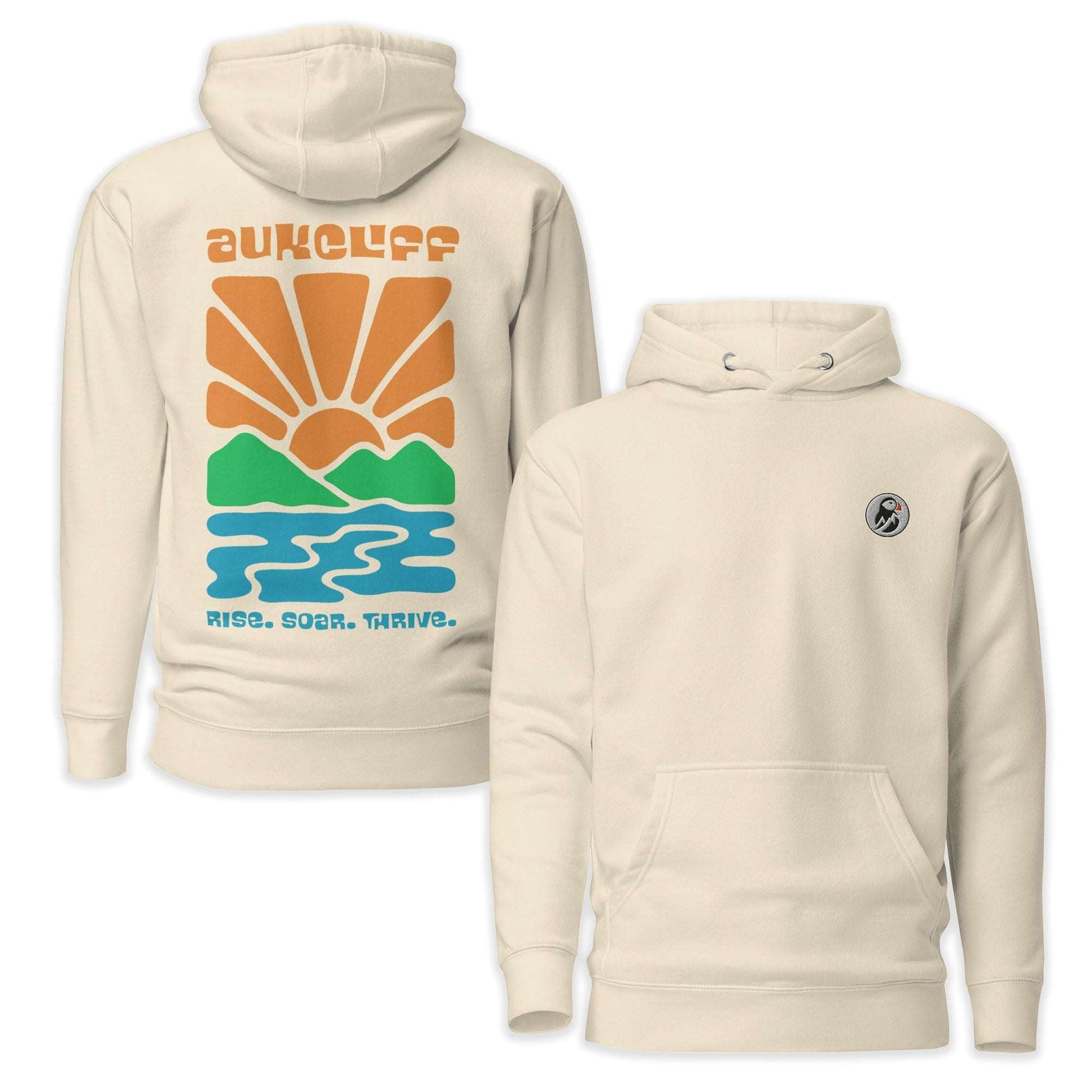 AukCliff Cotton Heritage Hoodie Bone / S Retro Sunrise Hoodie