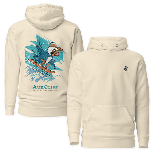 AukCliff Cotton Heritage Hoodie Bone / S Snowboard Puffin Hoodie