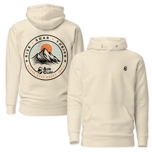AukCliff Cotton Heritage Hoodie Bone / S Trail Emblem Hoodie