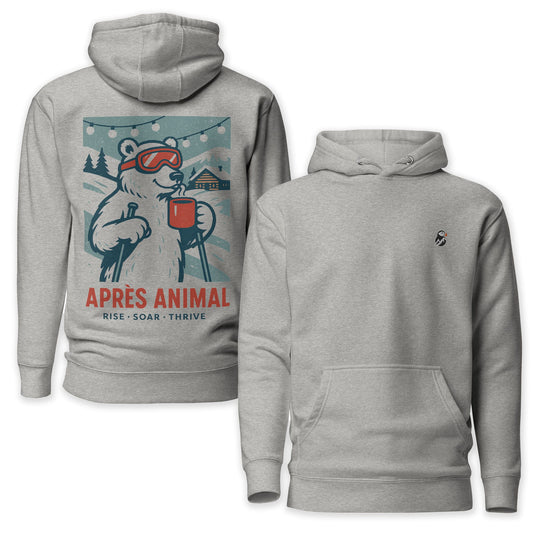 AukCliff Cotton Heritage Hoodie Carbon Grey / S Après Animal Ski Hoodie