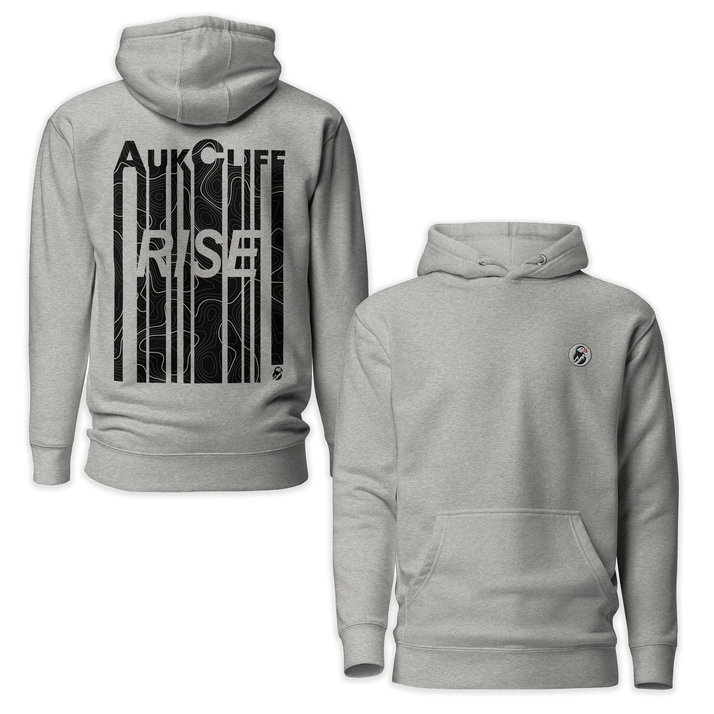 AukCliff Cotton Heritage Hoodie Carbon Grey / S AukCliff Retro Rise Hoodie