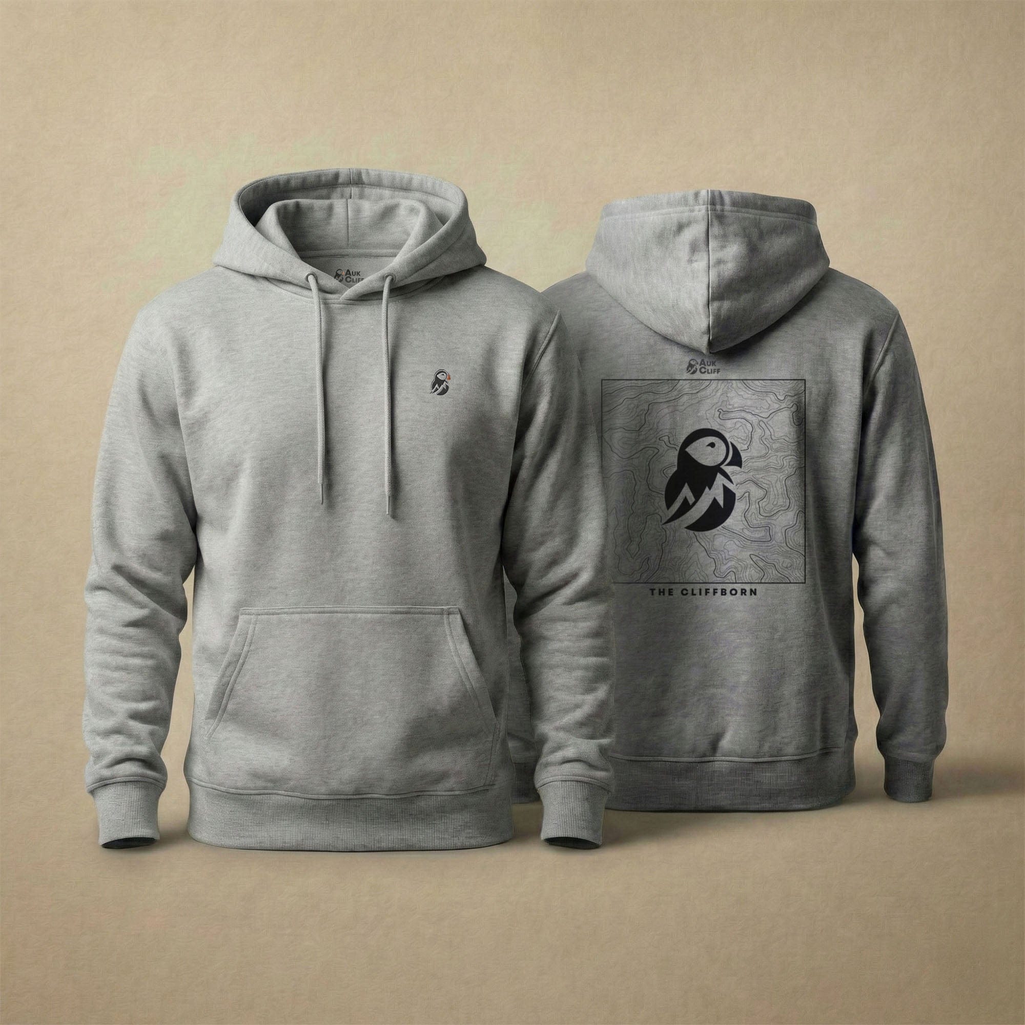 AukCliff Cotton Heritage Hoodie Carbon Grey / S Cliffborn AukCliff Hoodie