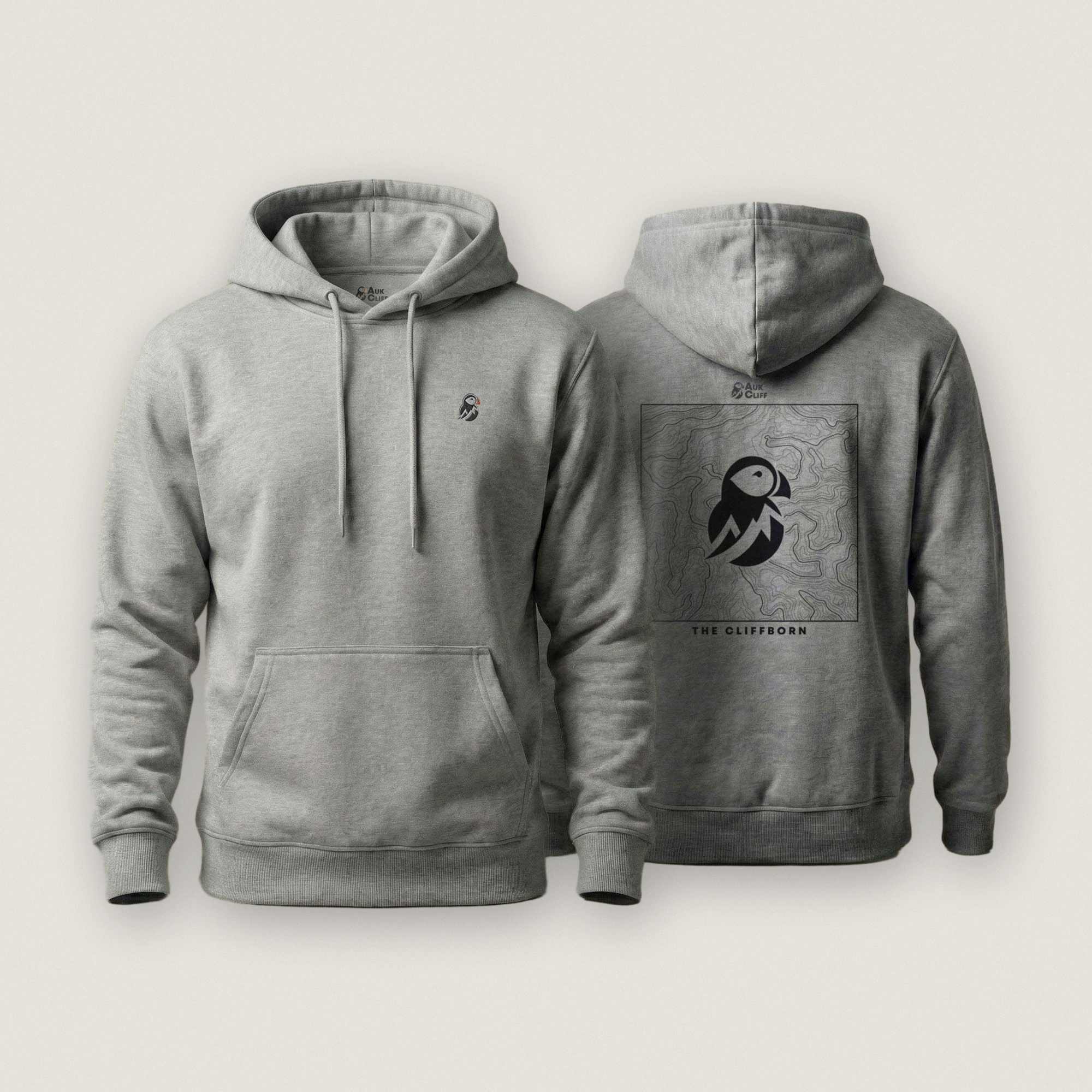 AukCliff Cotton Heritage Hoodie Carbon Grey / S Cliffborn AukCliff Hoodie