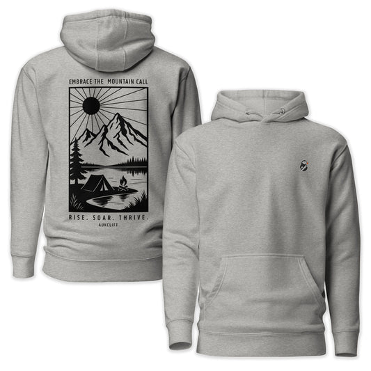 AukCliff Cotton Heritage Hoodie Carbon Grey / S Embrace The Mountain Call Hoodie