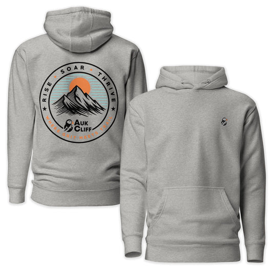 AukCliff Cotton Heritage Hoodie Carbon Grey / S Trail Emblem Hoodie