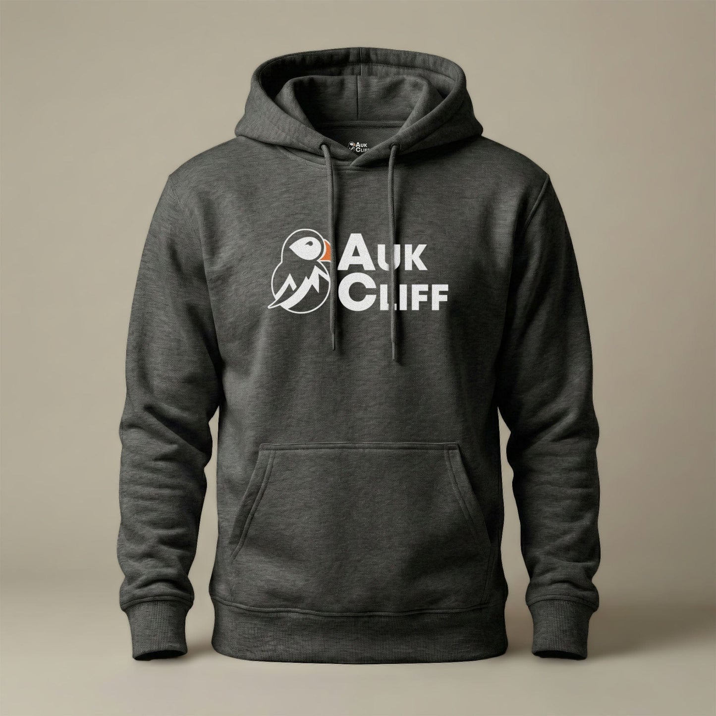 AukCliff Cotton Heritage Hoodie Charcoal Heather / S AukCliff® Logo Hoodie