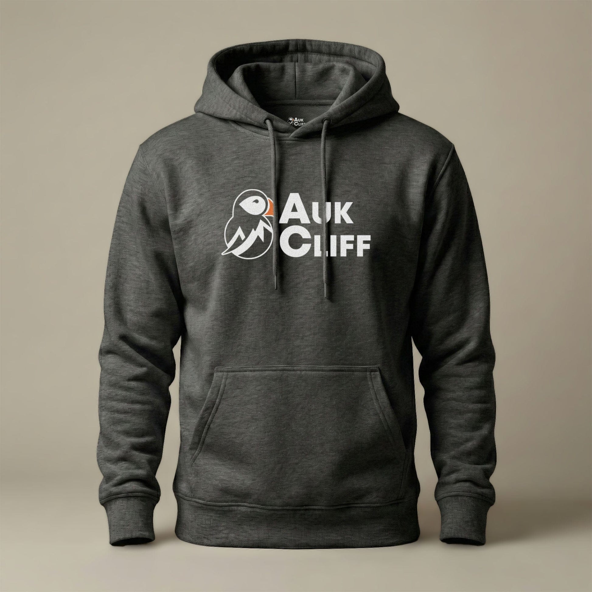 AukCliff Cotton Heritage Hoodie Charcoal Heather / S AukCliff® Logo Hoodie