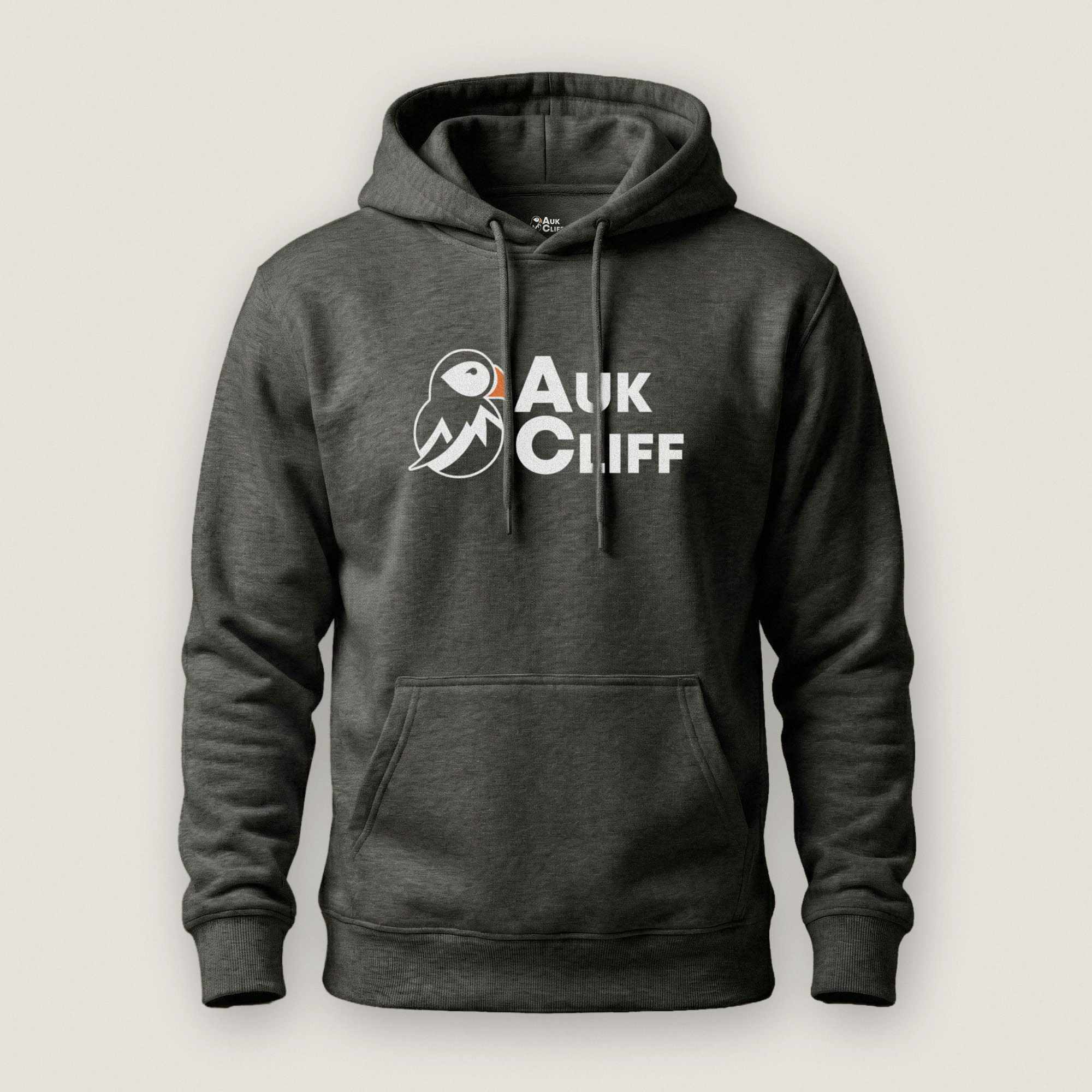 AukCliff Cotton Heritage Hoodie Charcoal Heather / S AukCliff® Logo Hoodie