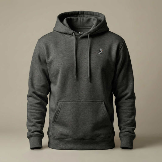 AukCliff Cotton Heritage Hoodie Charcoal Heather / S Simple Hoodie