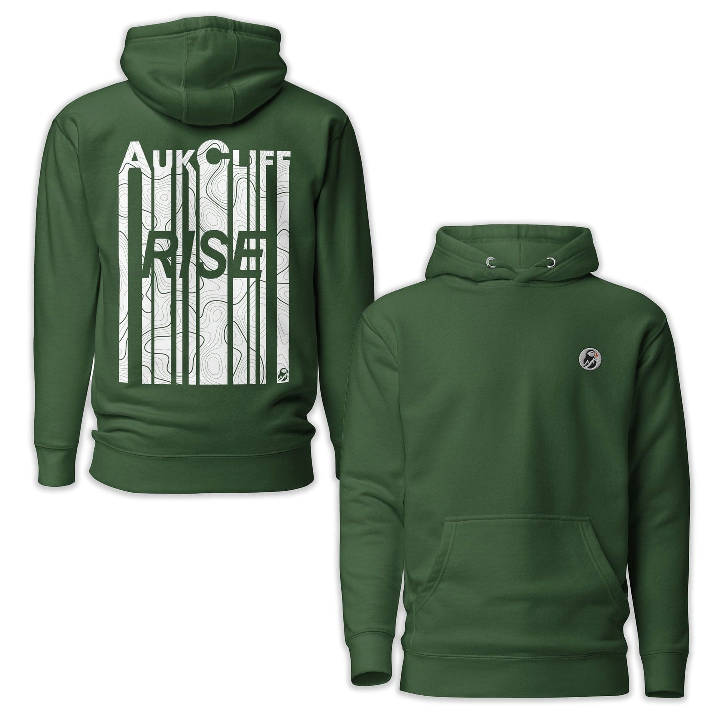 AukCliff Cotton Heritage Hoodie Forest Green / S AukCliff Retro Rise Hoodie