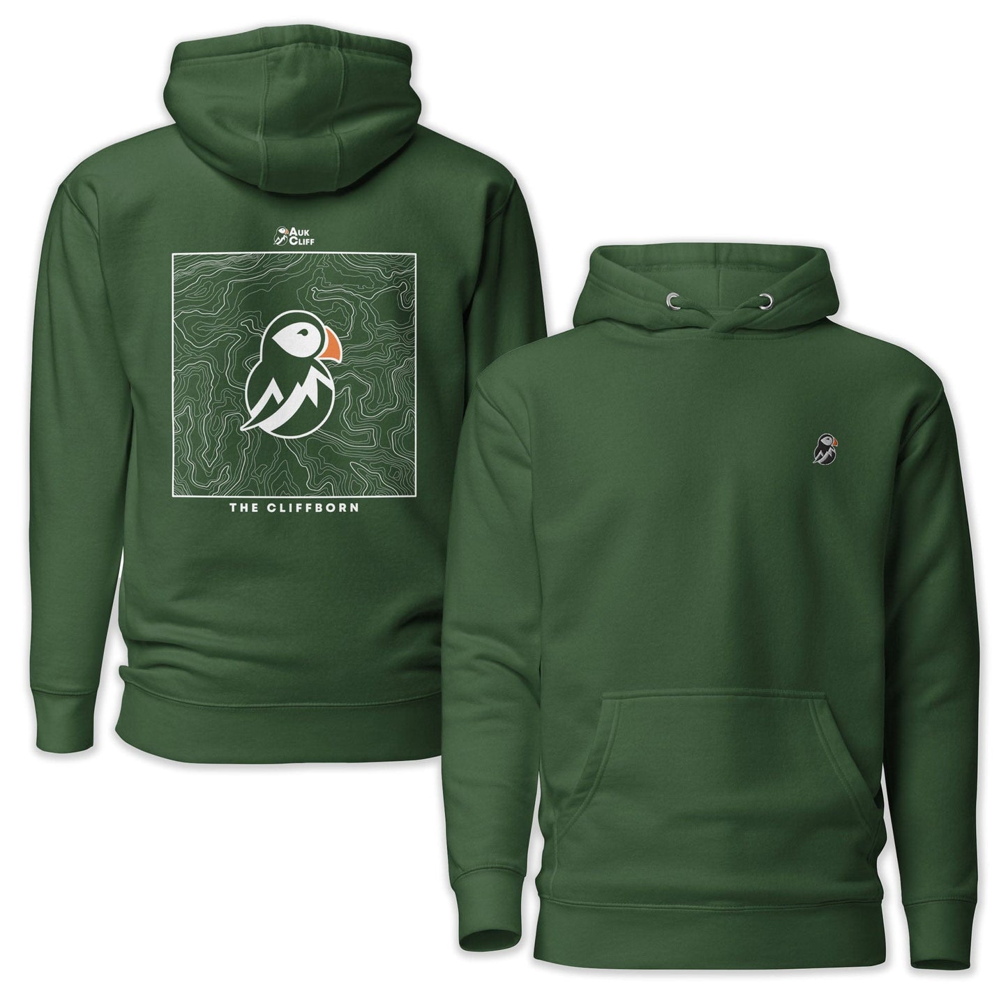AukCliff Cotton Heritage Hoodie Forest Green / S Cliffborn AukCliff Hoodie