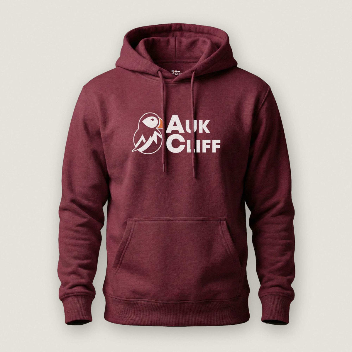 AukCliff Cotton Heritage Hoodie Maroon / S AukCliff® Logo Hoodie