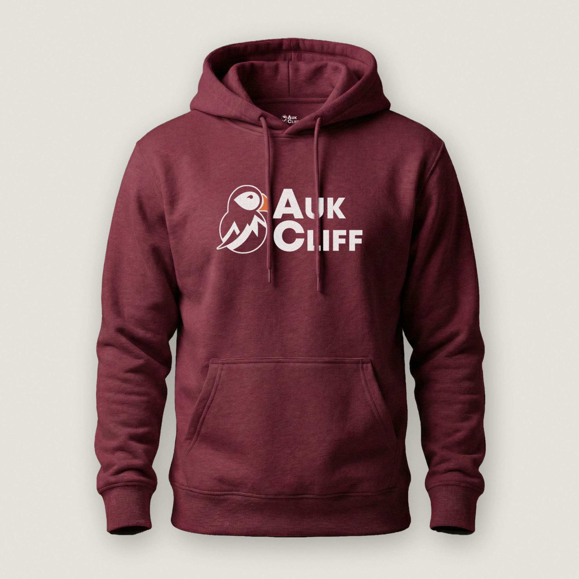 AukCliff Cotton Heritage Hoodie Maroon / S AukCliff® Logo Hoodie