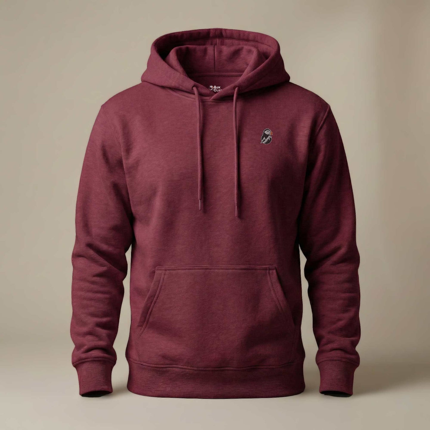 AukCliff Cotton Heritage Hoodie Maroon / S Simple Hoodie