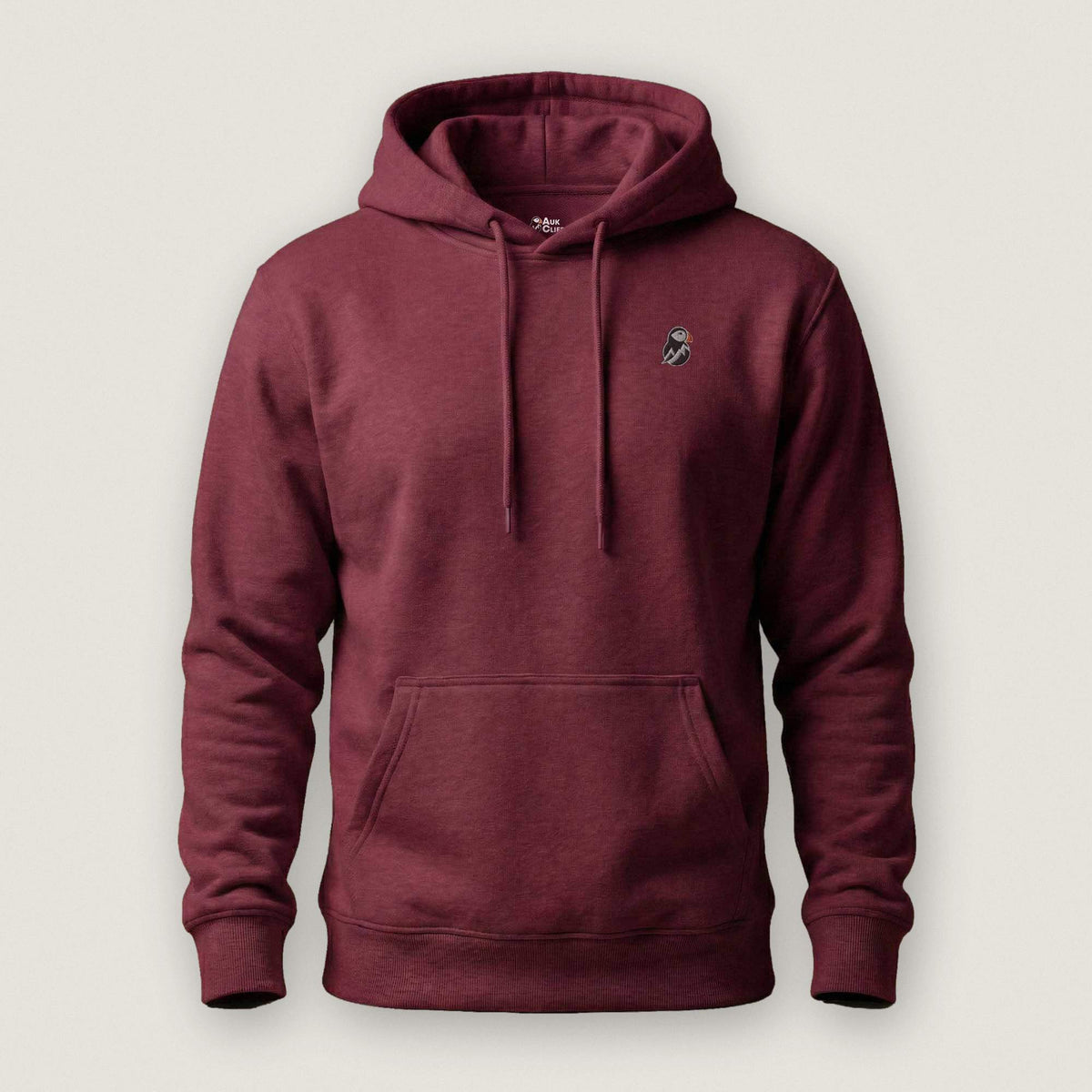 AukCliff Cotton Heritage Hoodie Maroon / S Simple Hoodie